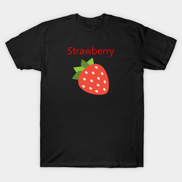 Strawberry T-Shirt by EclecticWarrior101